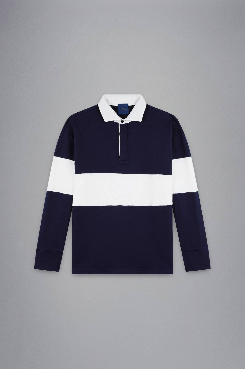 Paul & Shark Polo in cotone Winter Fleece con ricamo Paul & Shark Sottocosto