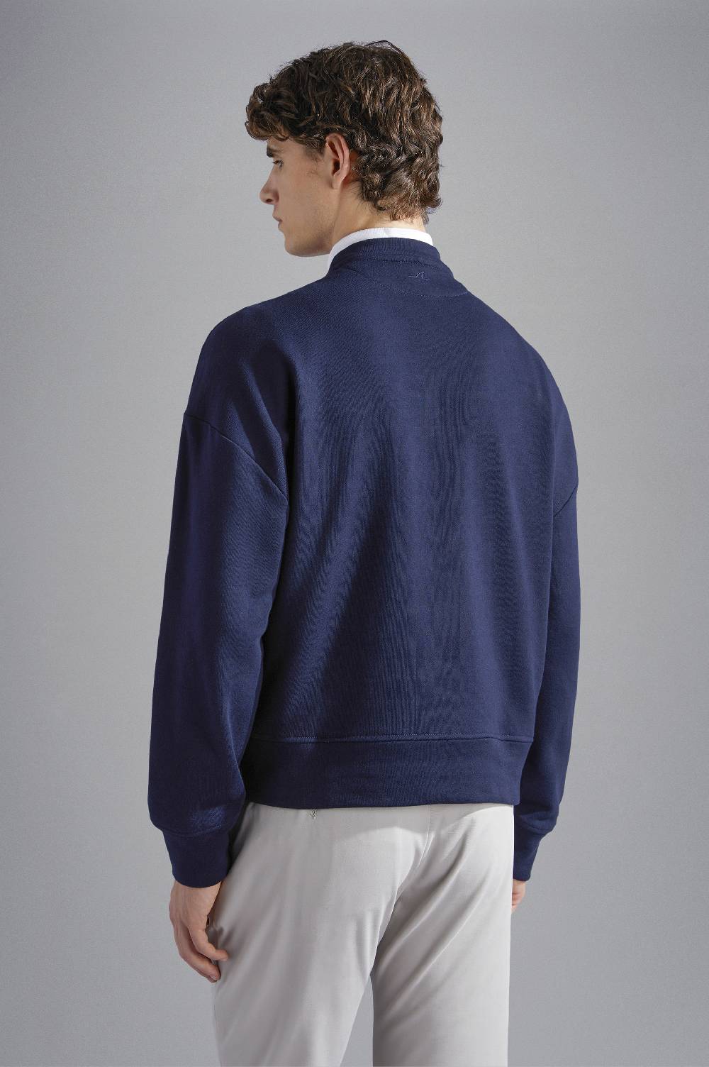 Paul & Shark Felpa in cotone Winter Fleece con stampa Paul & Shark Convenienza