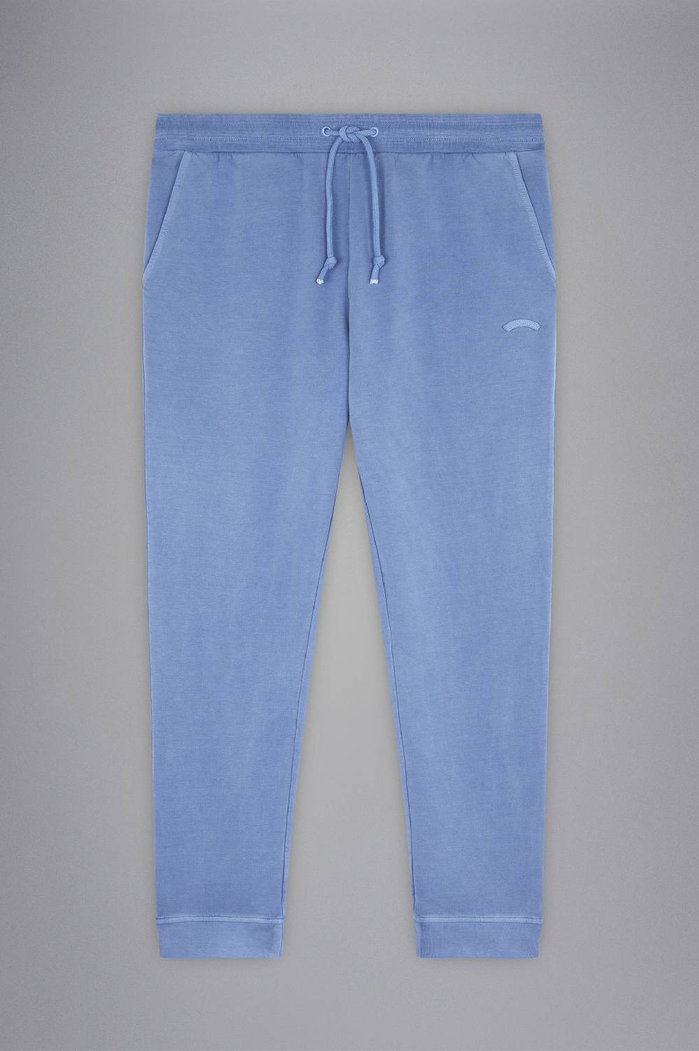 Paul & Shark Pantaloni sportivi in cotone stretch tinto capo Paul & Shark Sconto
