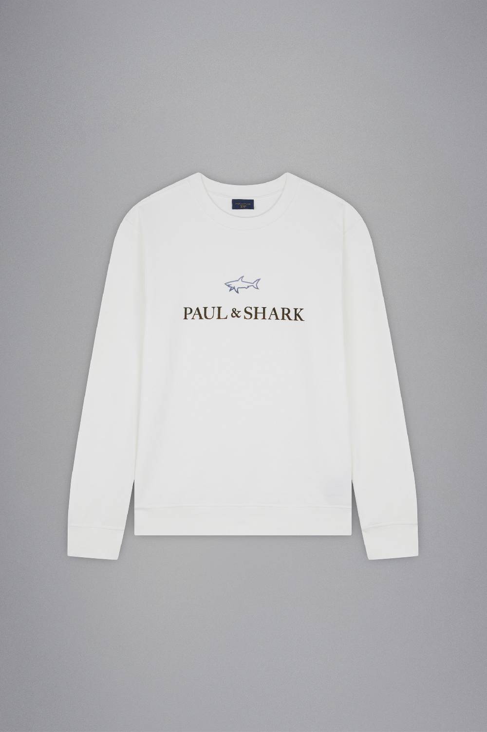 Paul & Shark Felpa in cotone con stampe Paul & Shark Offerta