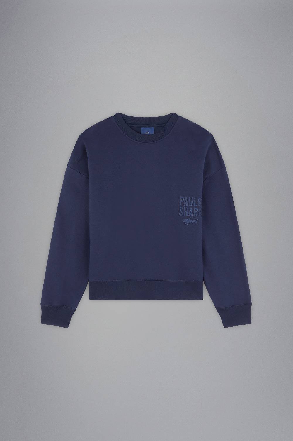 Paul & Shark Felpa in cotone Winter Fleece con ricami Paul & Shark Saldi