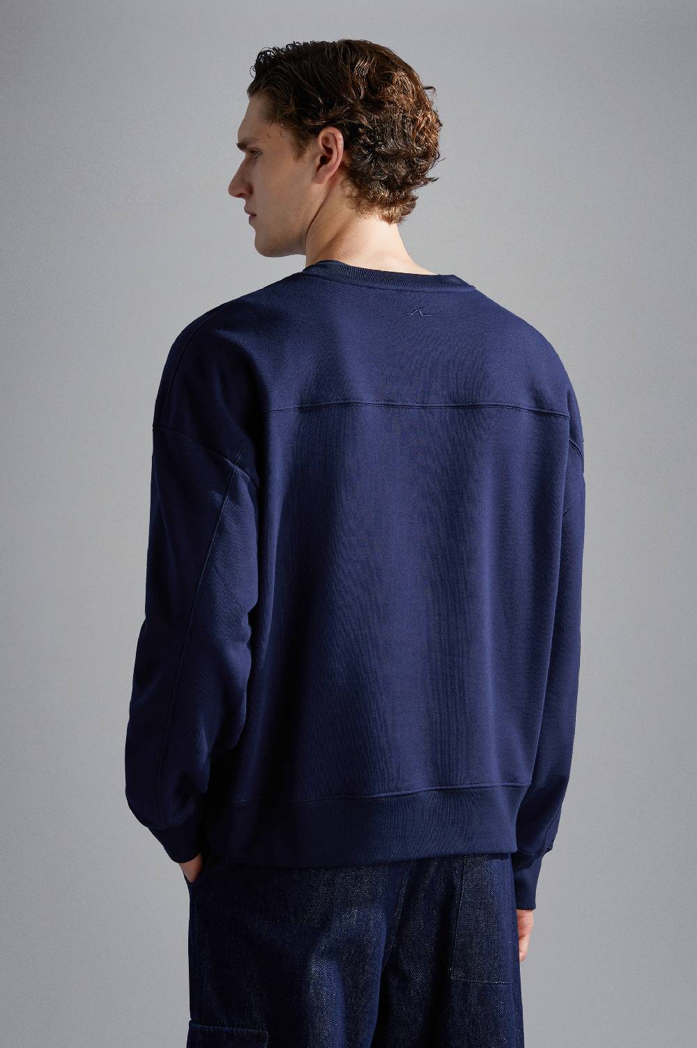 Paul & Shark Felpa in cotone Winter Fleece con ricami Paul & Shark Saldi