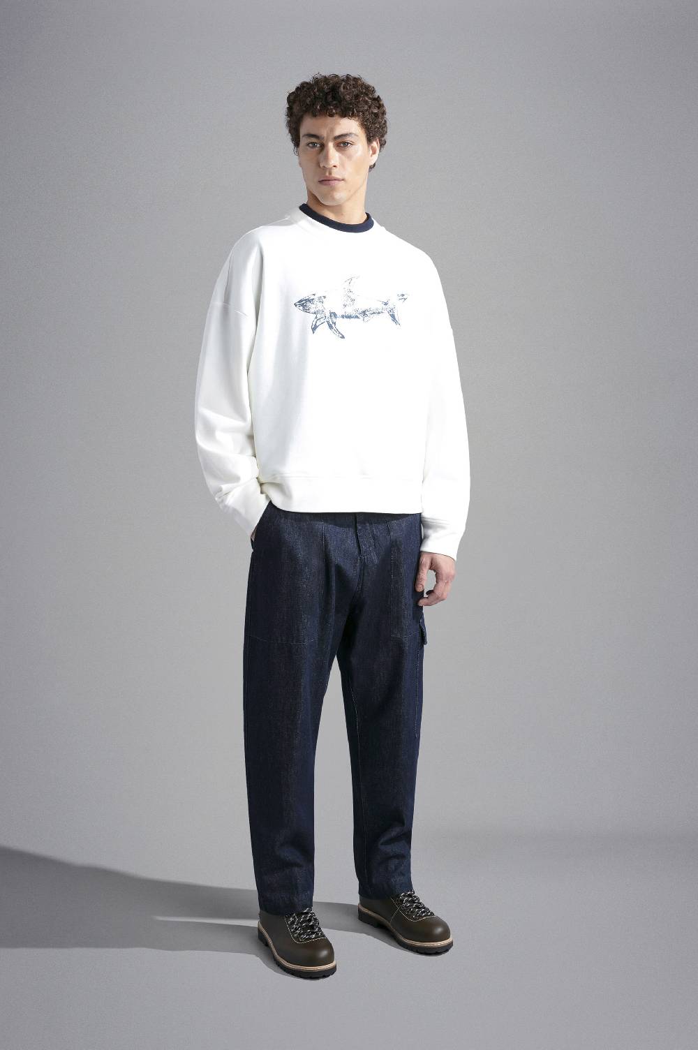 Paul & Shark Pantalone cargo in denim Paul & Shark In Saldo