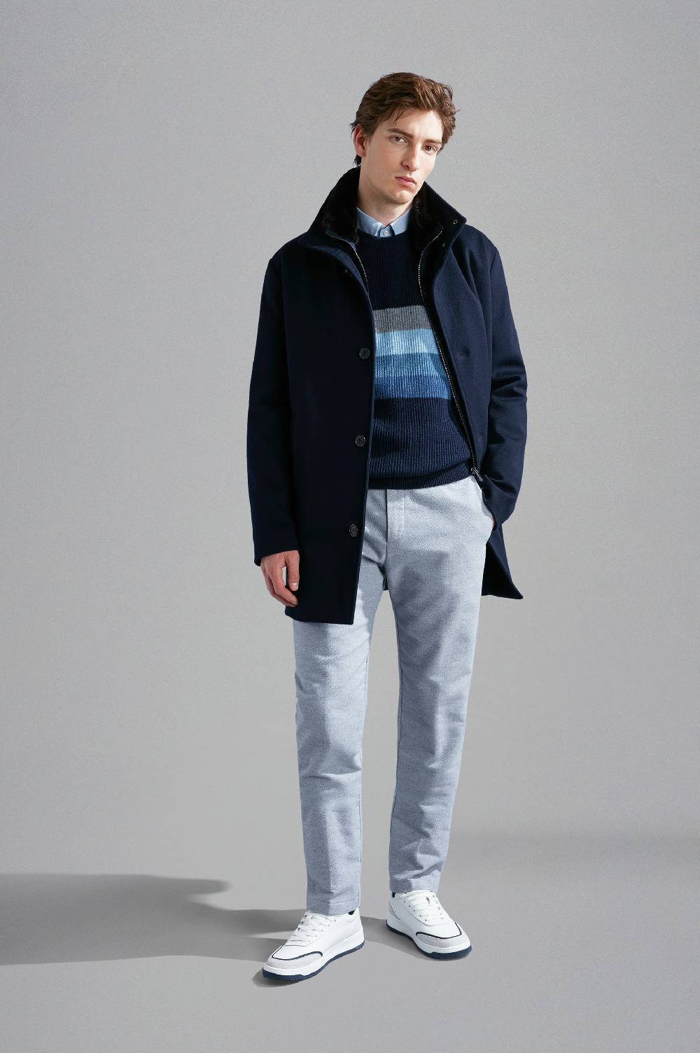 Paul & Shark Pantalone chino in Cotone e Cashmere Paul & Shark 2025
