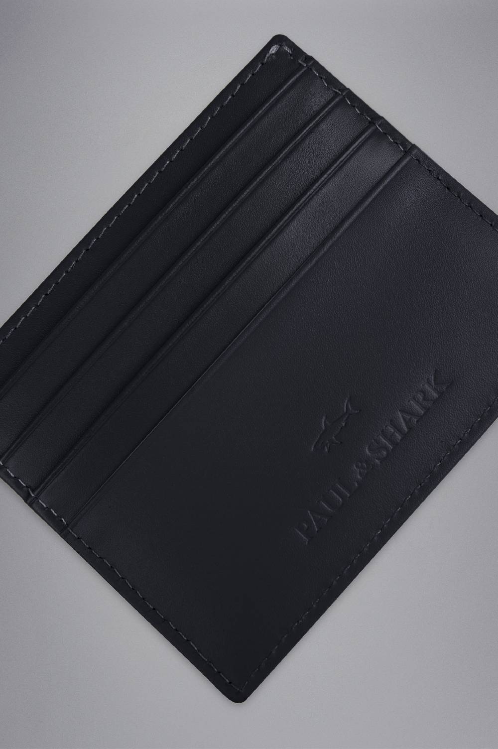Paul & Shark Portacarte in pelle Fin-embossed Paul & Shark Presa