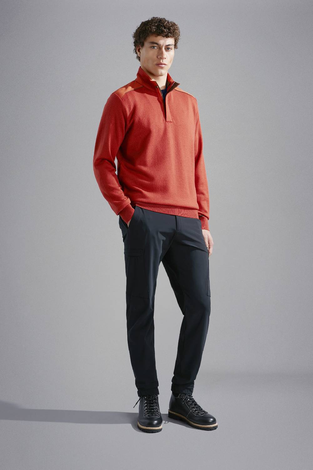 Paul & Shark T-shirt in cotone Aqua Interlock Paul & Shark In Vendita