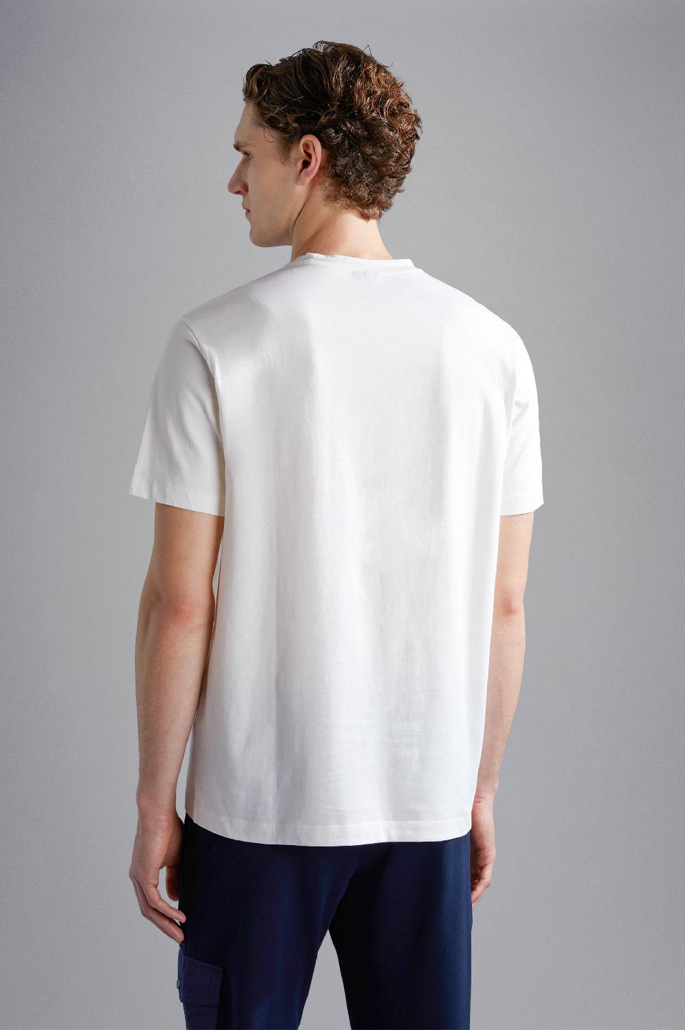 Paul & Shark T-shirt in cotone con stampa spray Paul & Shark Saldi