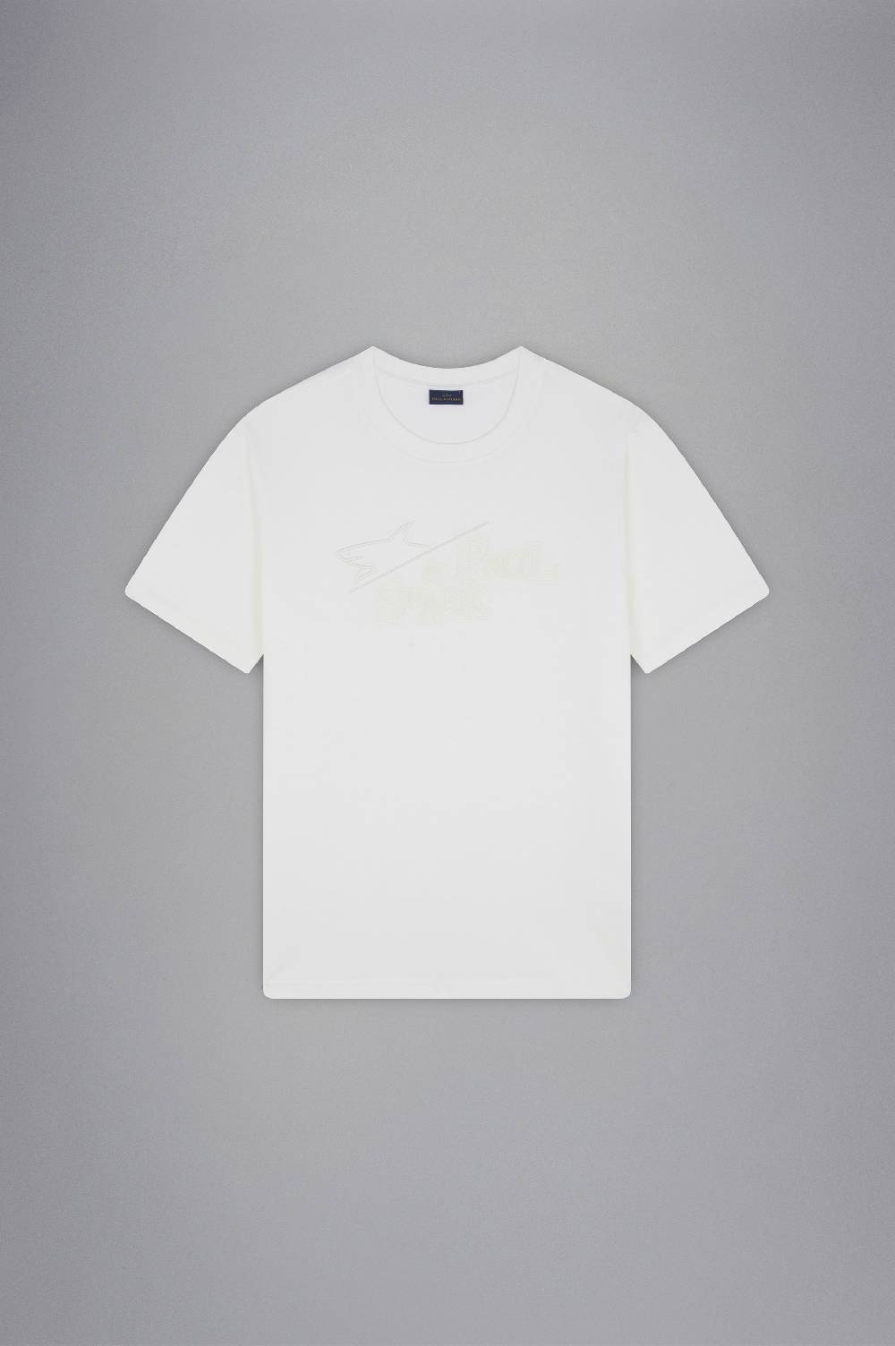 Paul & Shark T-shirt in cotone con ricamo Paul & Shark Vendita Calda