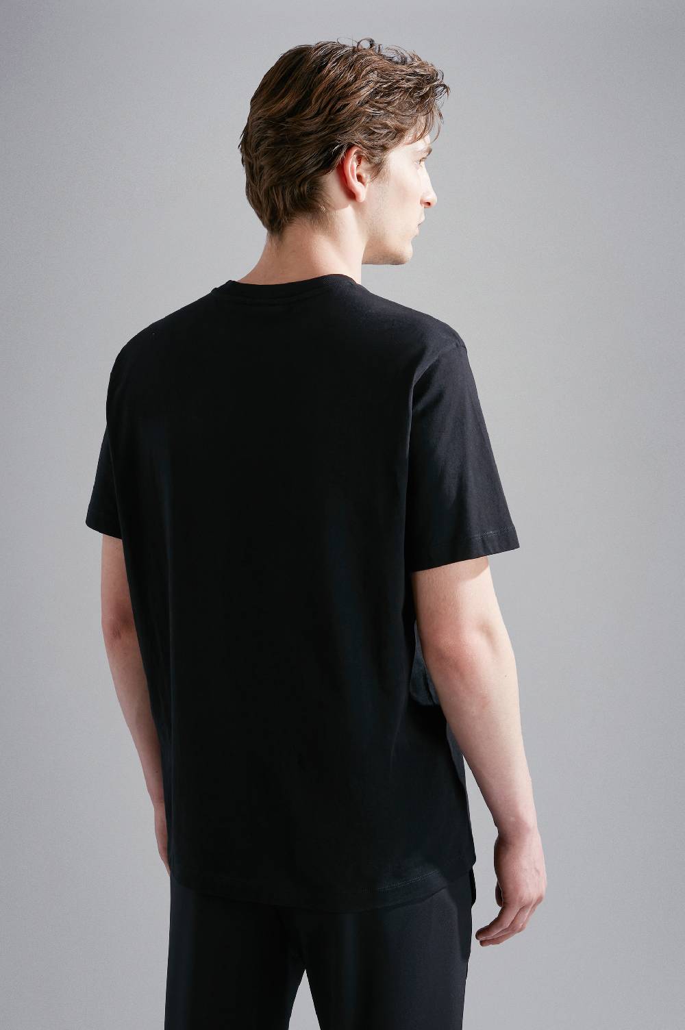 Paul & Shark T-shirt in cotone con stampa Paul & Shark Vendita Economica
