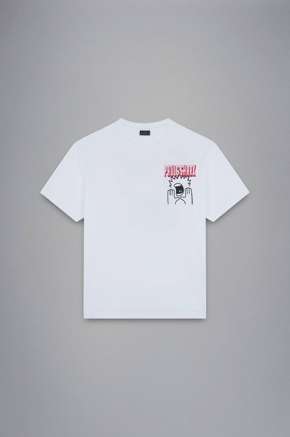Paul & Shark T-shirt in cotone con stampe Paul & Shark Negozio