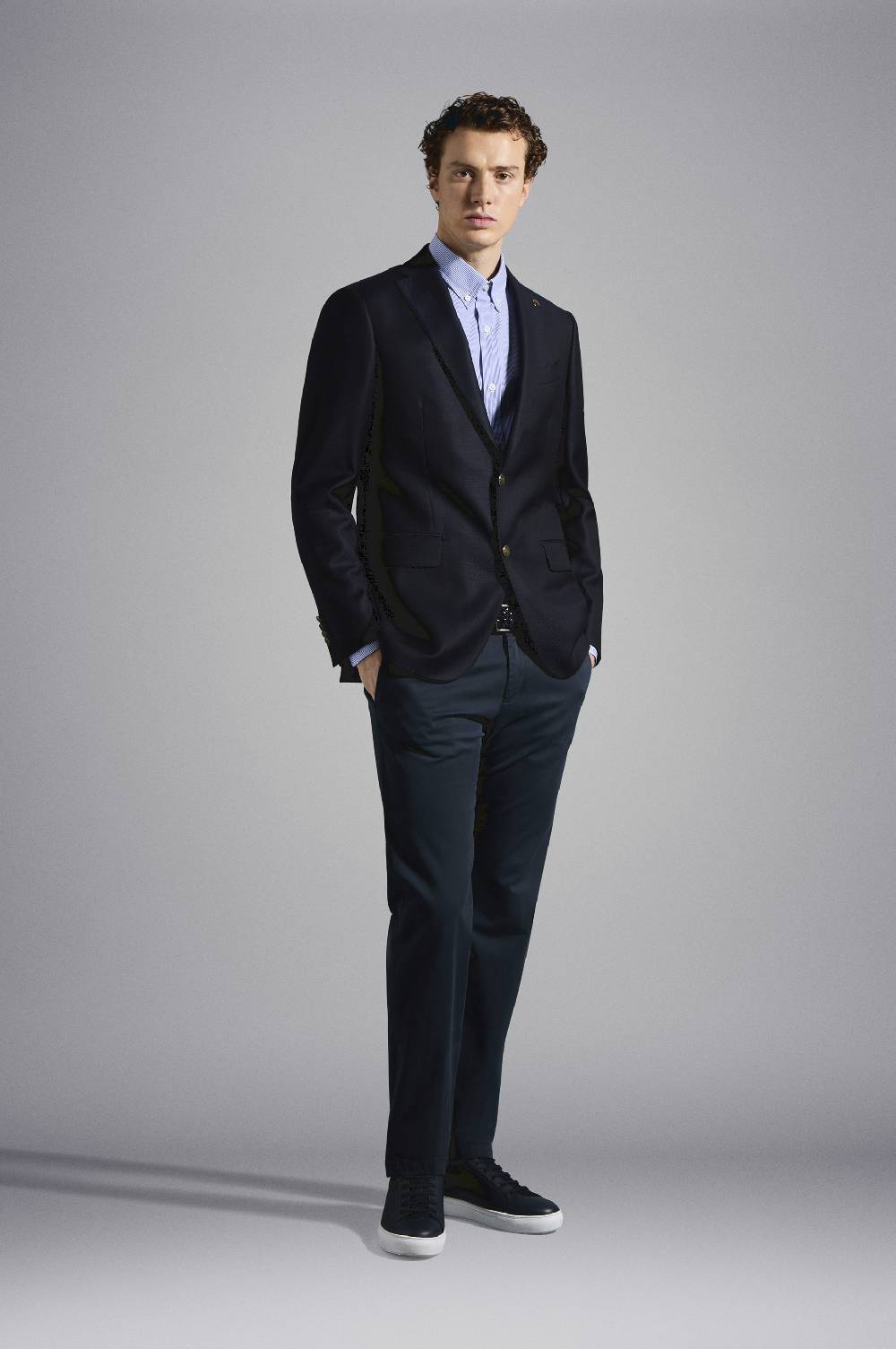 Paul & Shark Navy Blazer di lana leggera Paul & Shark Vendite Flash