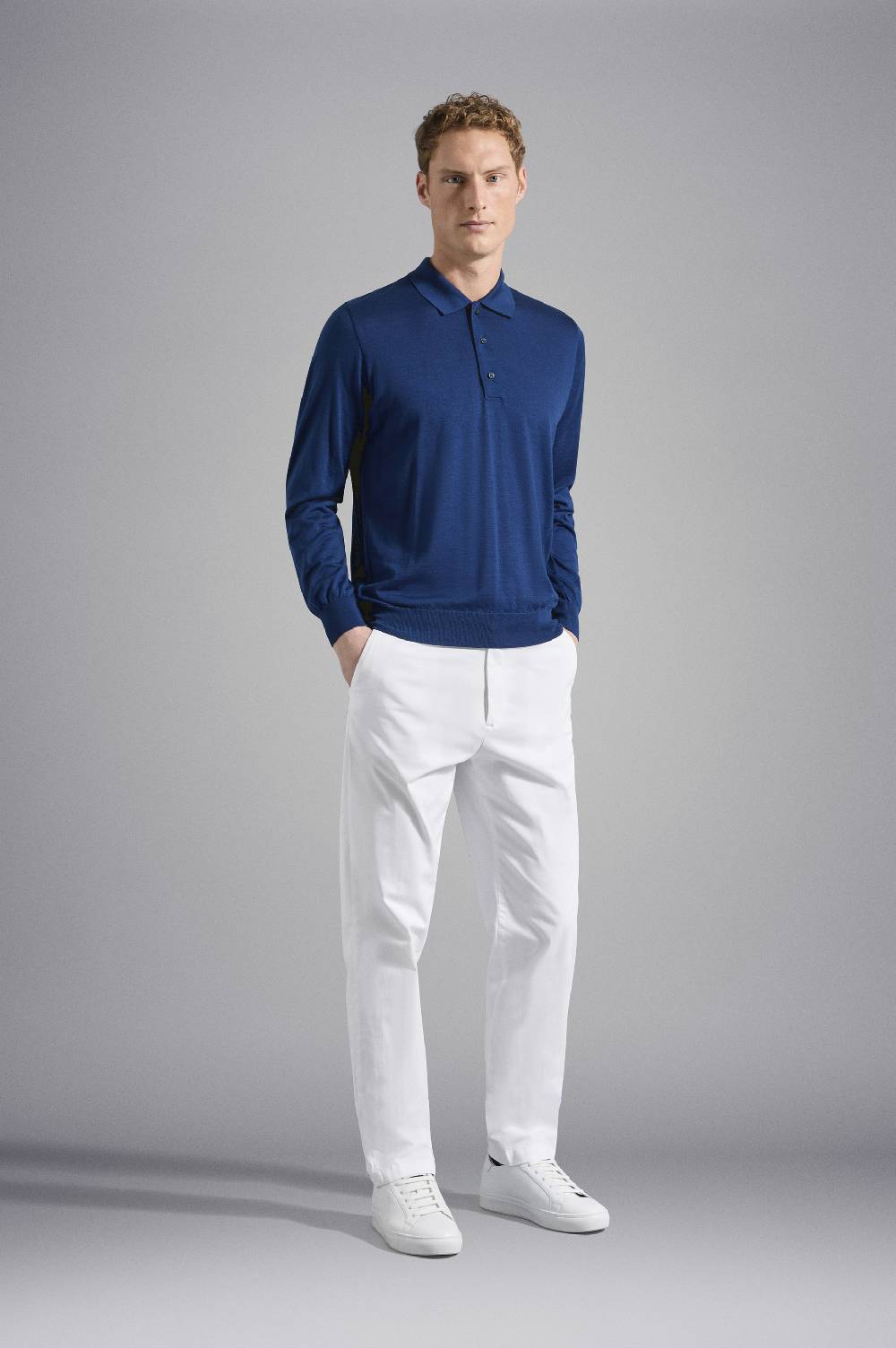 Paul & Shark Polo in lana Merino extra fine Winter-Summer Paul & Shark Negozi Online
