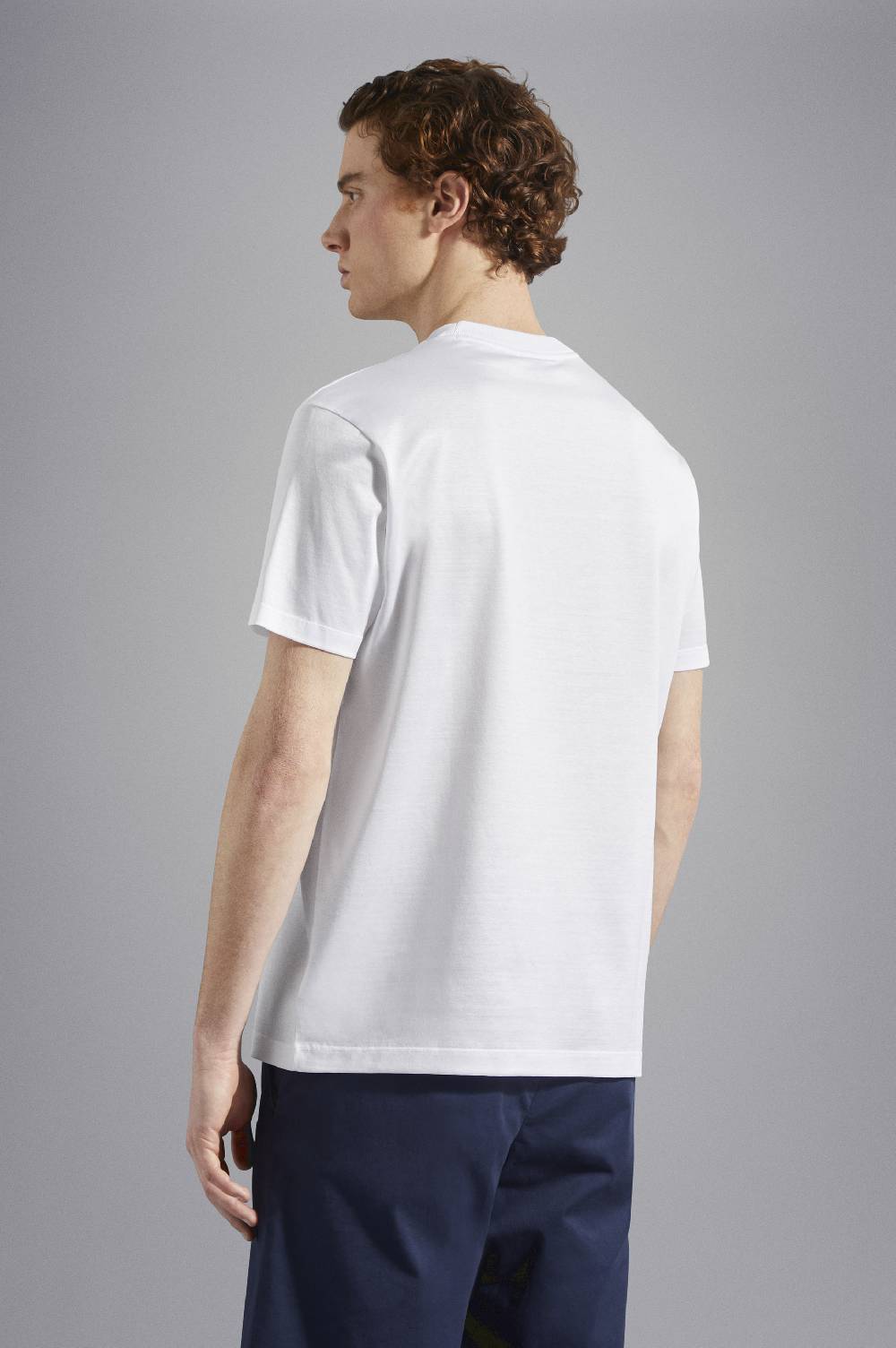Paul & Shark T-Shirt in cotone con Logo ricamato Paul & Shark Vendita Calda