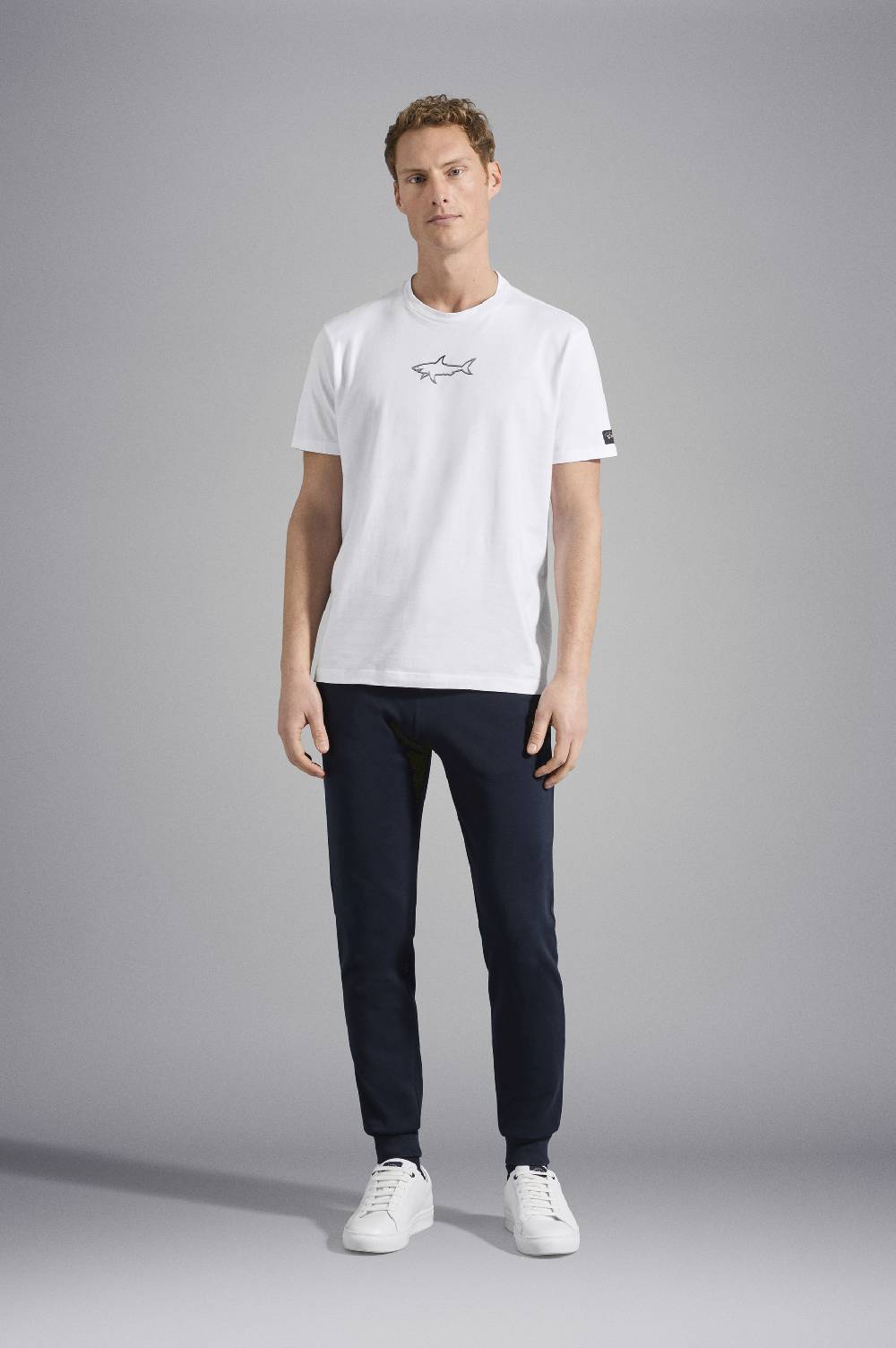 Paul & Shark Pantalone sportivo in cotone con badge iconico Paul & Shark Vendite Flash