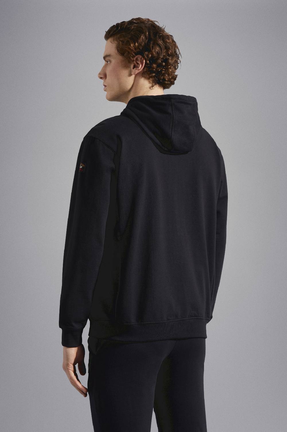 Paul & Shark Felpa con zip in cotone con badge iconico Paul & Shark Offerta San Valentino
