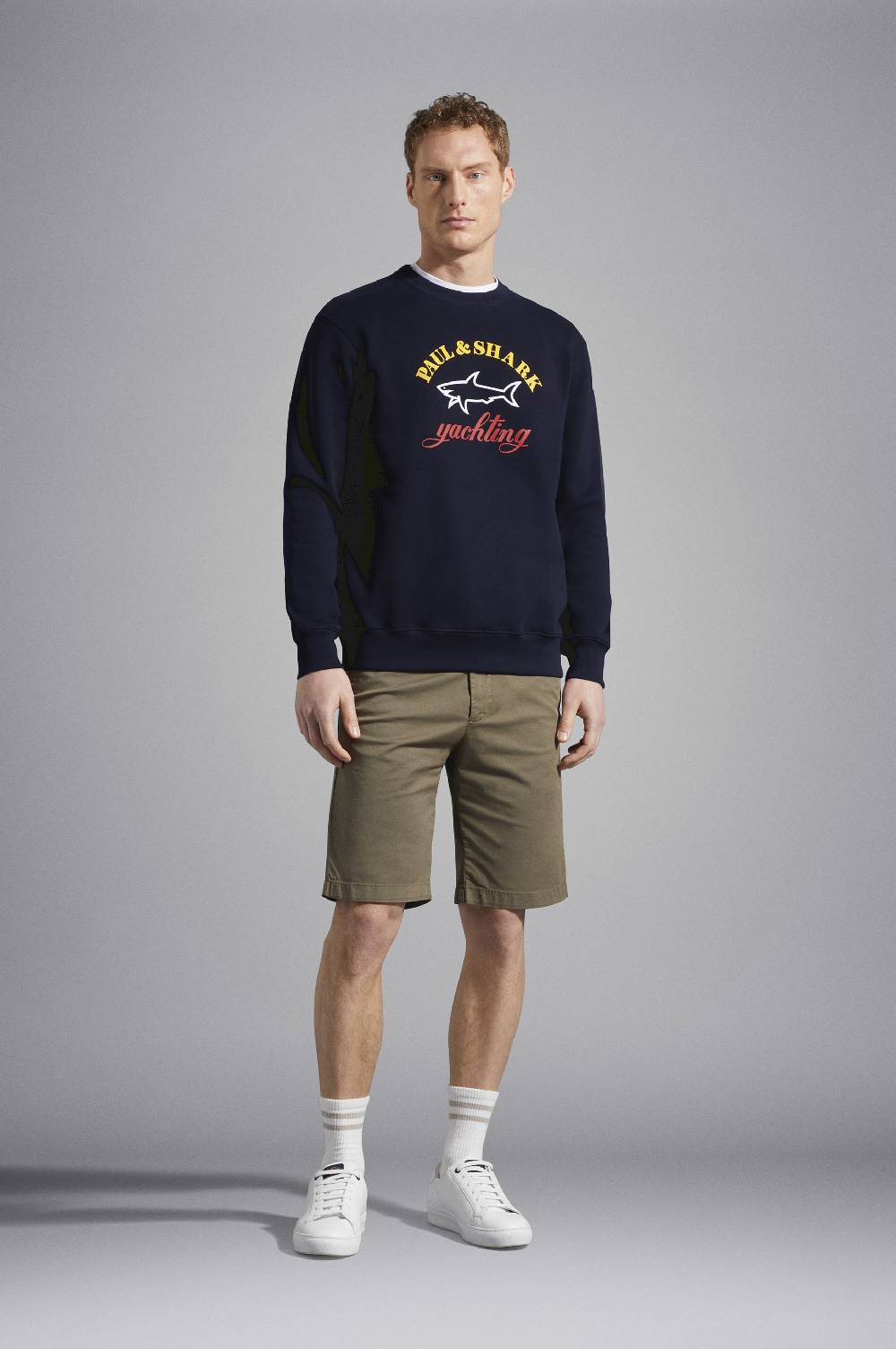 Paul & Shark felpa con stampa logo Paul & Shark 2025