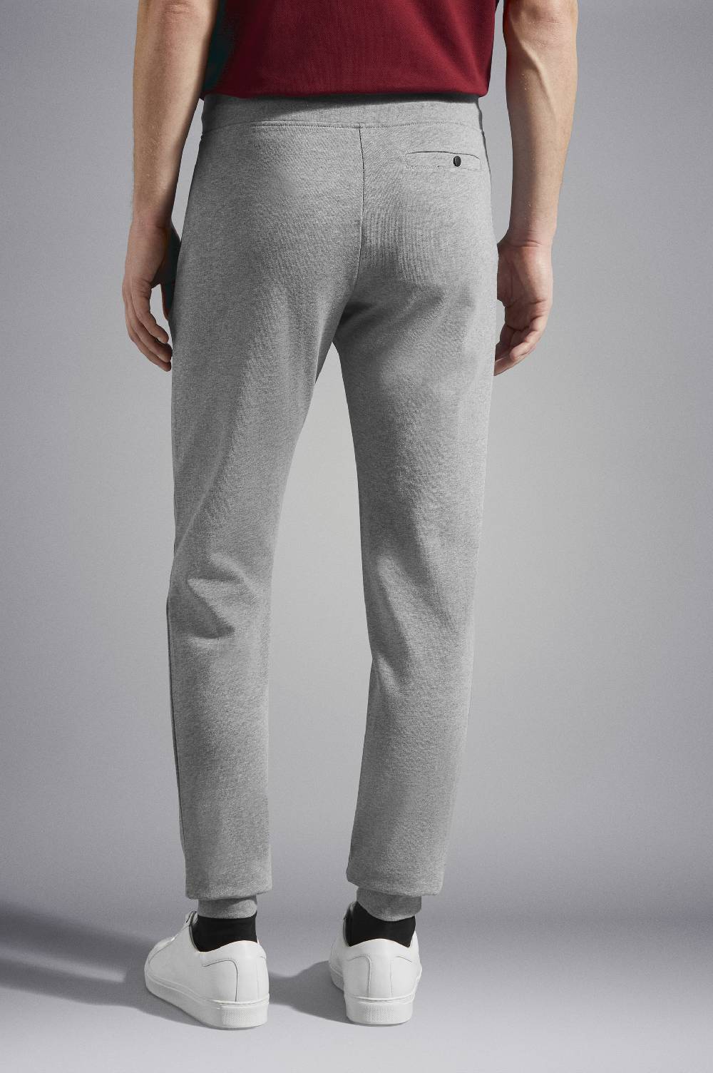 Paul & Shark Pantalone sportivo in cotone con badge iconico Paul & Shark Spedizione Gratuita