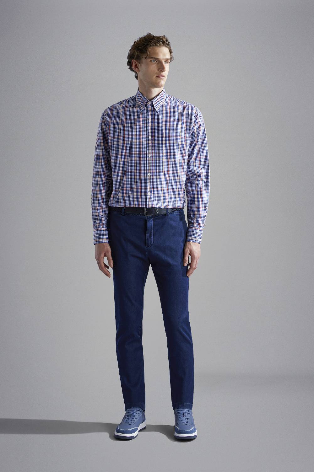 Paul & Shark Pantalone Chino in denim stretch Paul & Shark Negozi Online