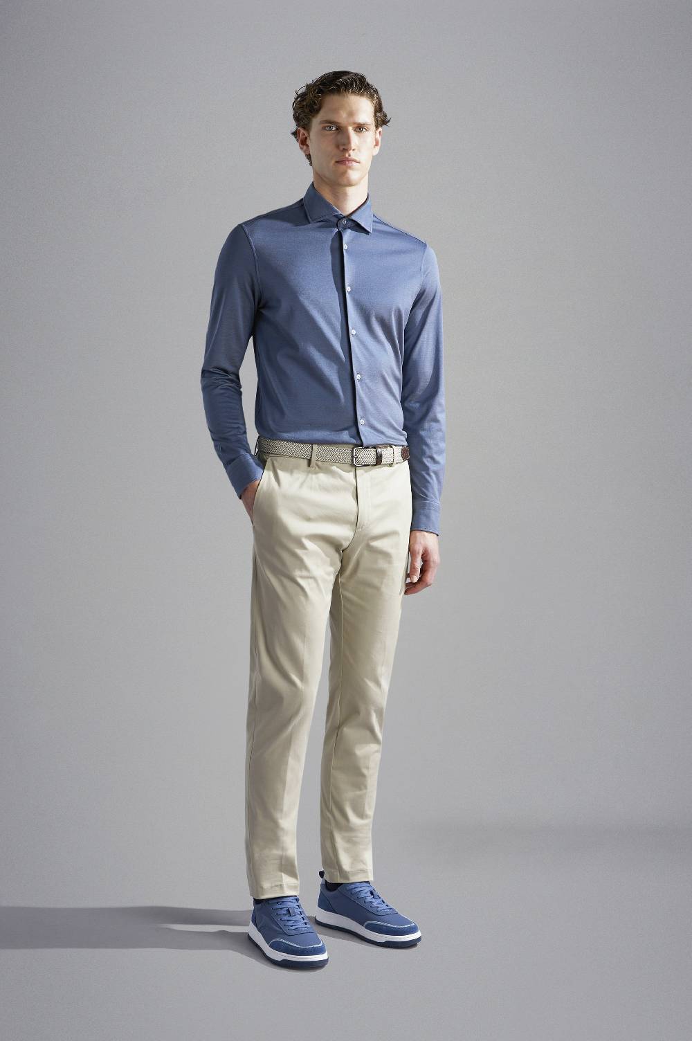 Paul & Shark Pantalone chino in cotone Stretch Paul & Shark Sottocosto