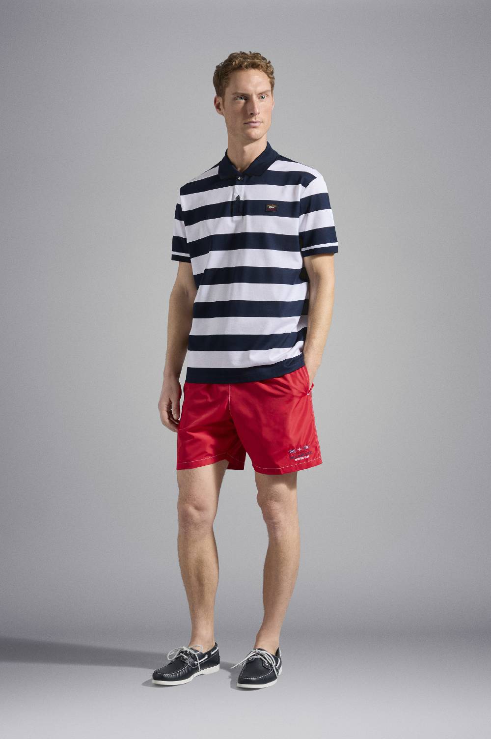 Paul & Shark Costume da bagno con ricamo nautico Paul & Shark Economico