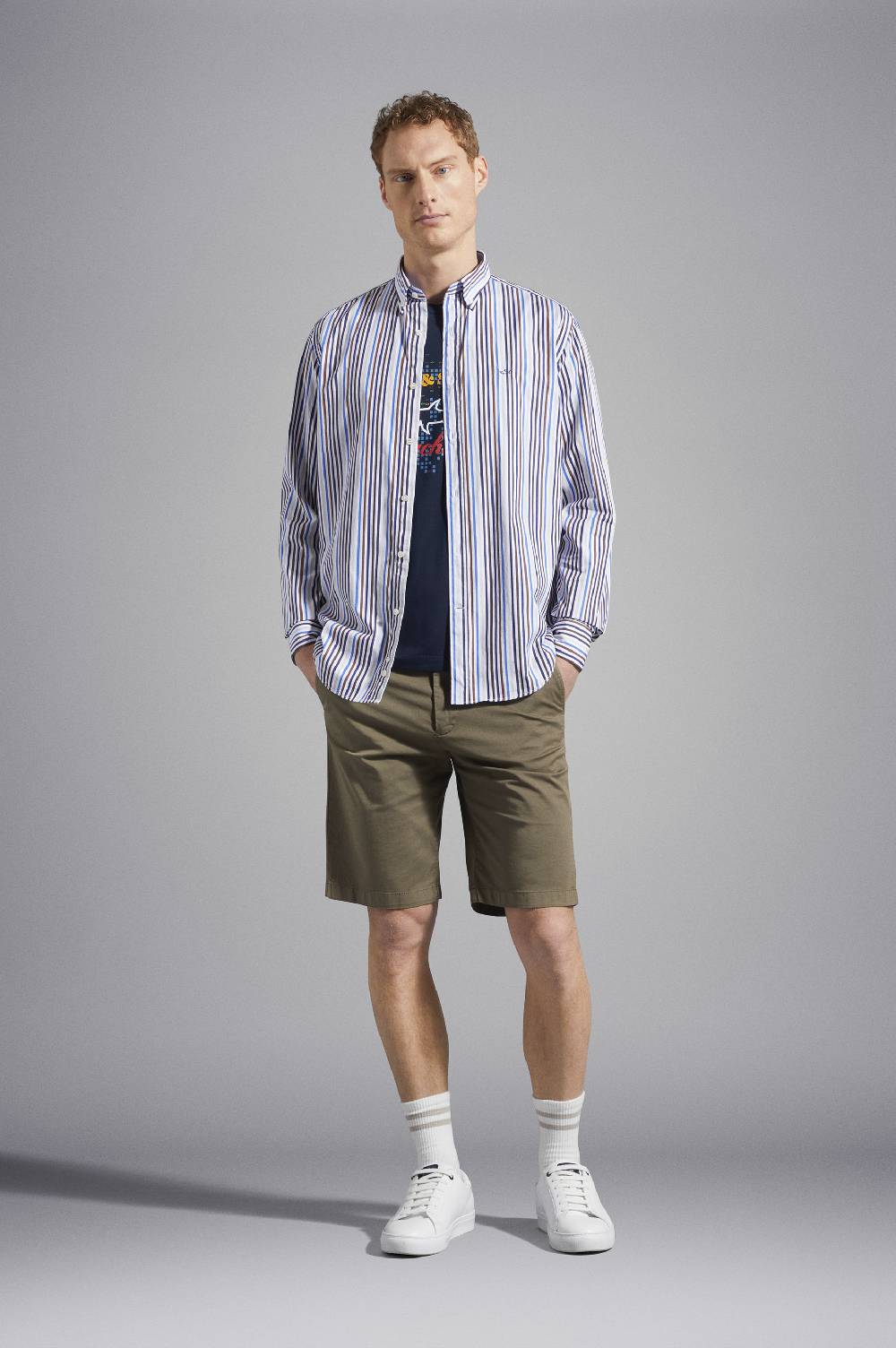 Paul & Shark Camicia in Popeline di cotone Paul & Shark Nuova