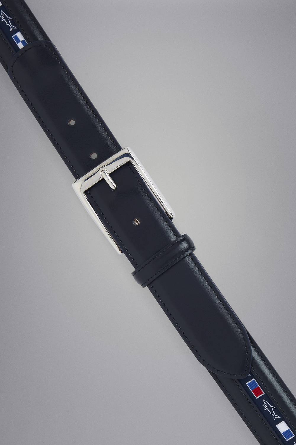 Paul & Shark Cintura in pelle con nastro bandiere Paul & Shark Negozi Online
