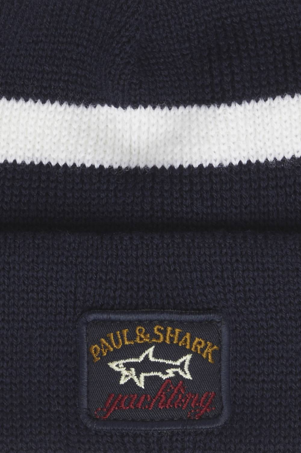 Paul & Shark Berretto in lana con badge iconico Paul & Shark Acquista Ora
