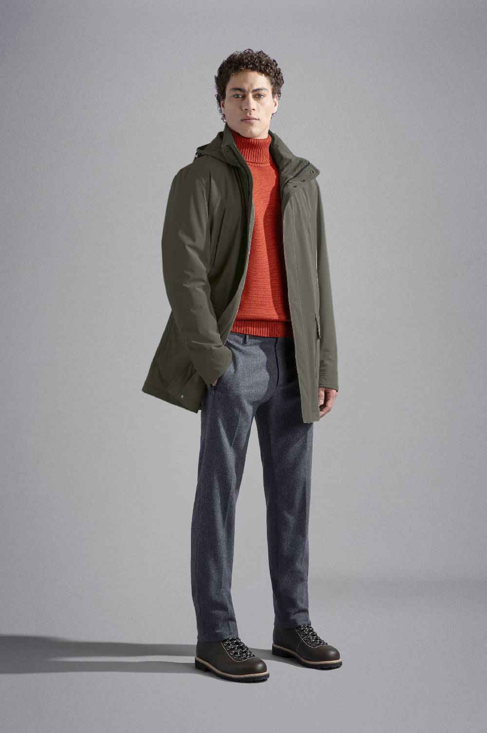 Paul & Shark Carcoat in Typhoon Re-4X4 Stretch Paul & Shark In Vendita