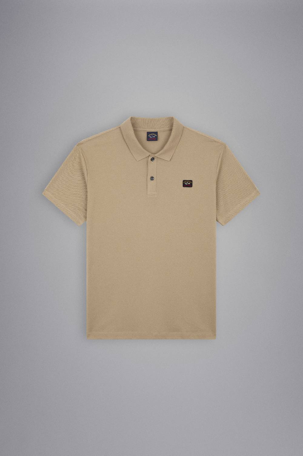 Paul & Shark Polo in cotone piqué con badge iconico Paul & Shark In Saldo