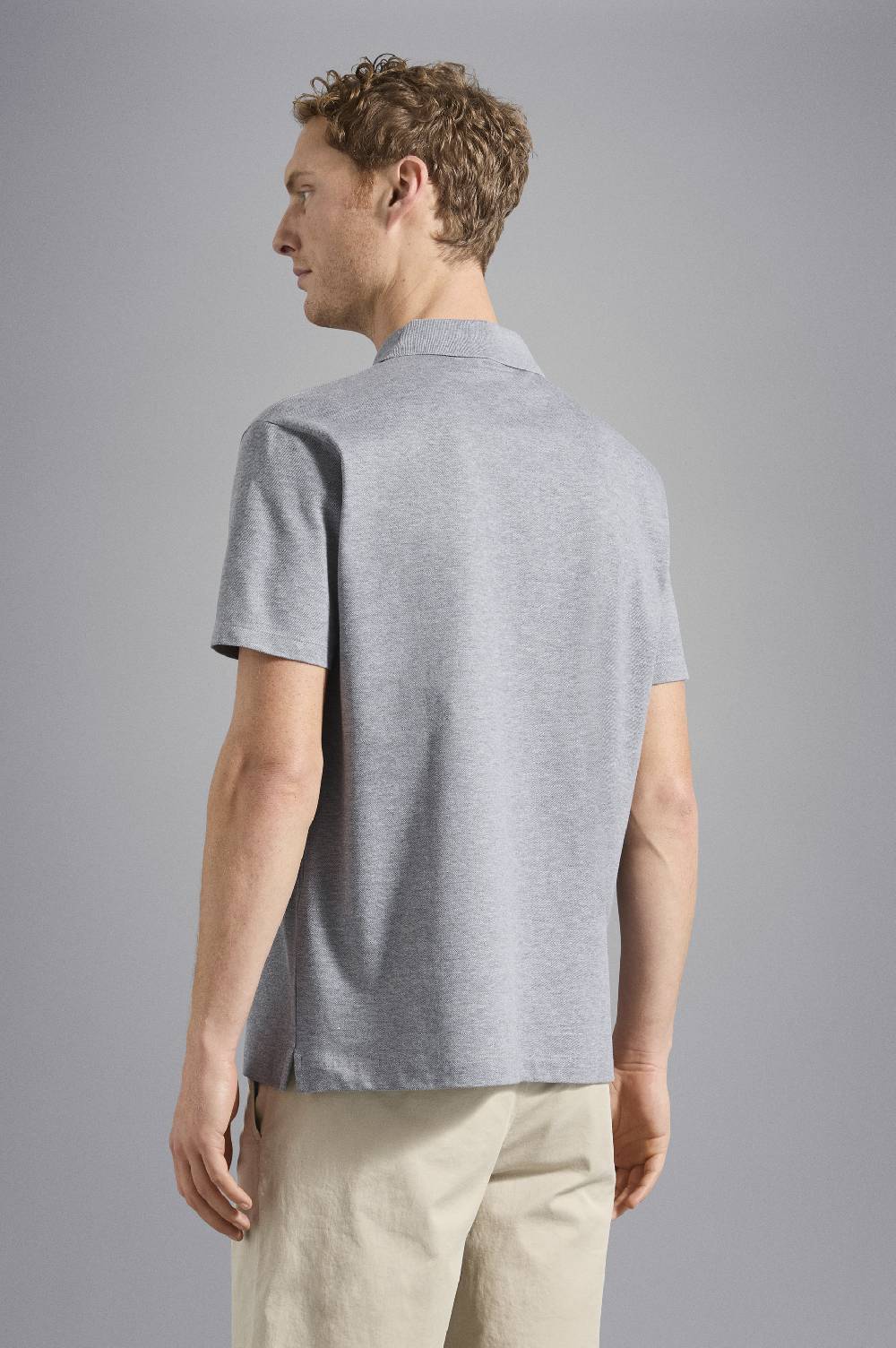 Paul & Shark Polo in cotone piqué con badge iconico Paul & Shark Moda