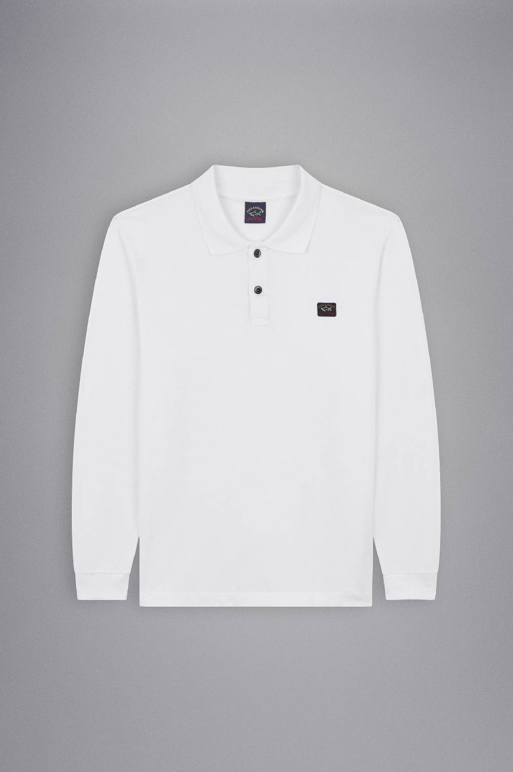 Paul & Shark Polo in cotone piqué con badge iconico Paul & Shark In Saldo