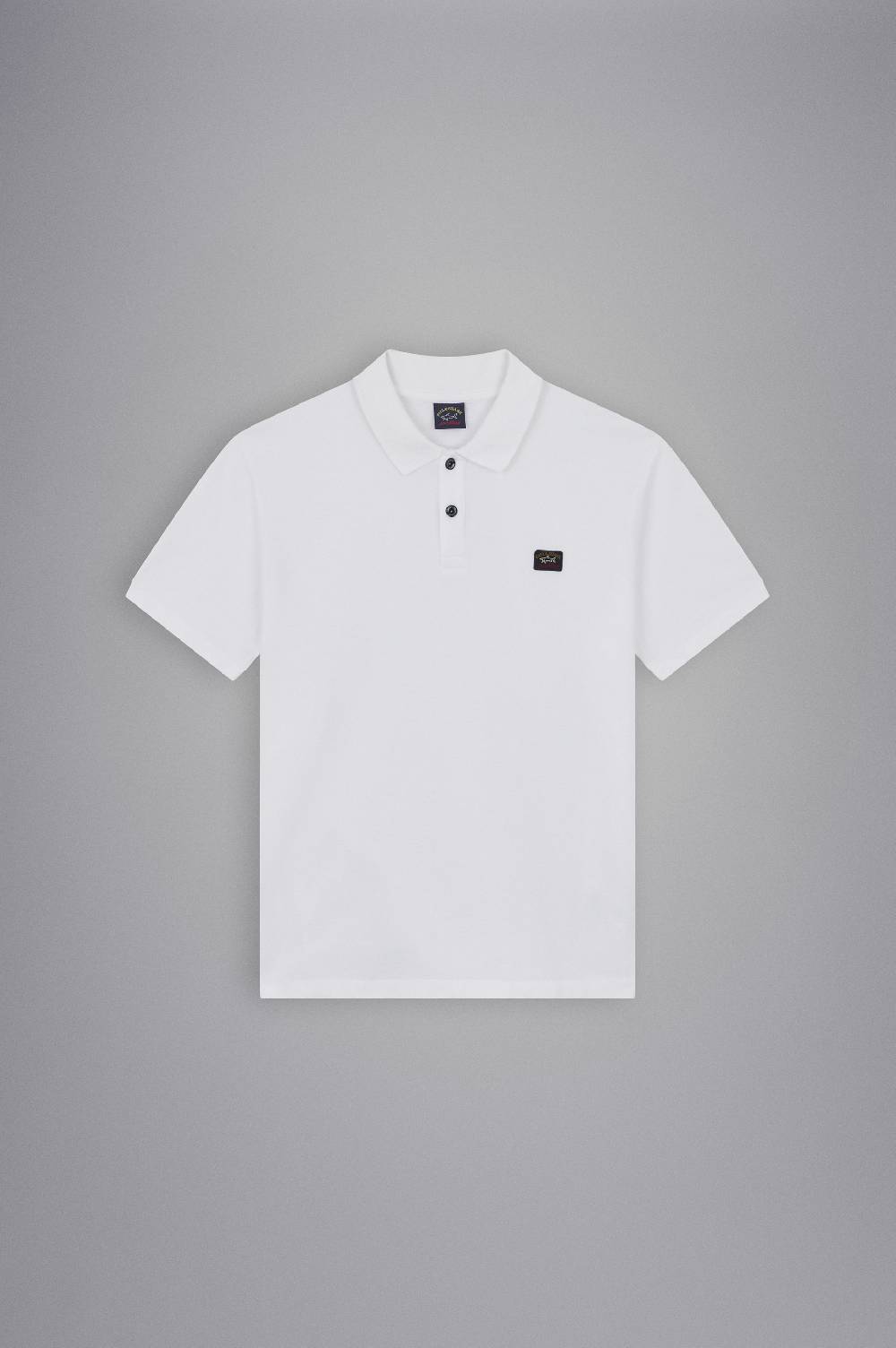 Paul & Shark Polo in cotone piqué con badge iconico Paul & Shark Vendita