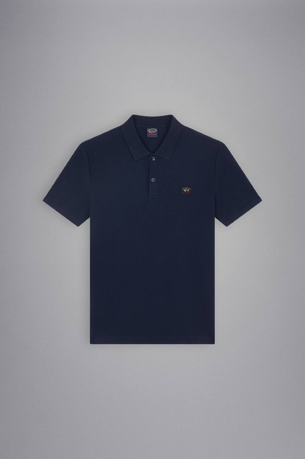 Paul & Shark Polo in cotone piqué con badge iconico Paul & Shark Offerta speciale