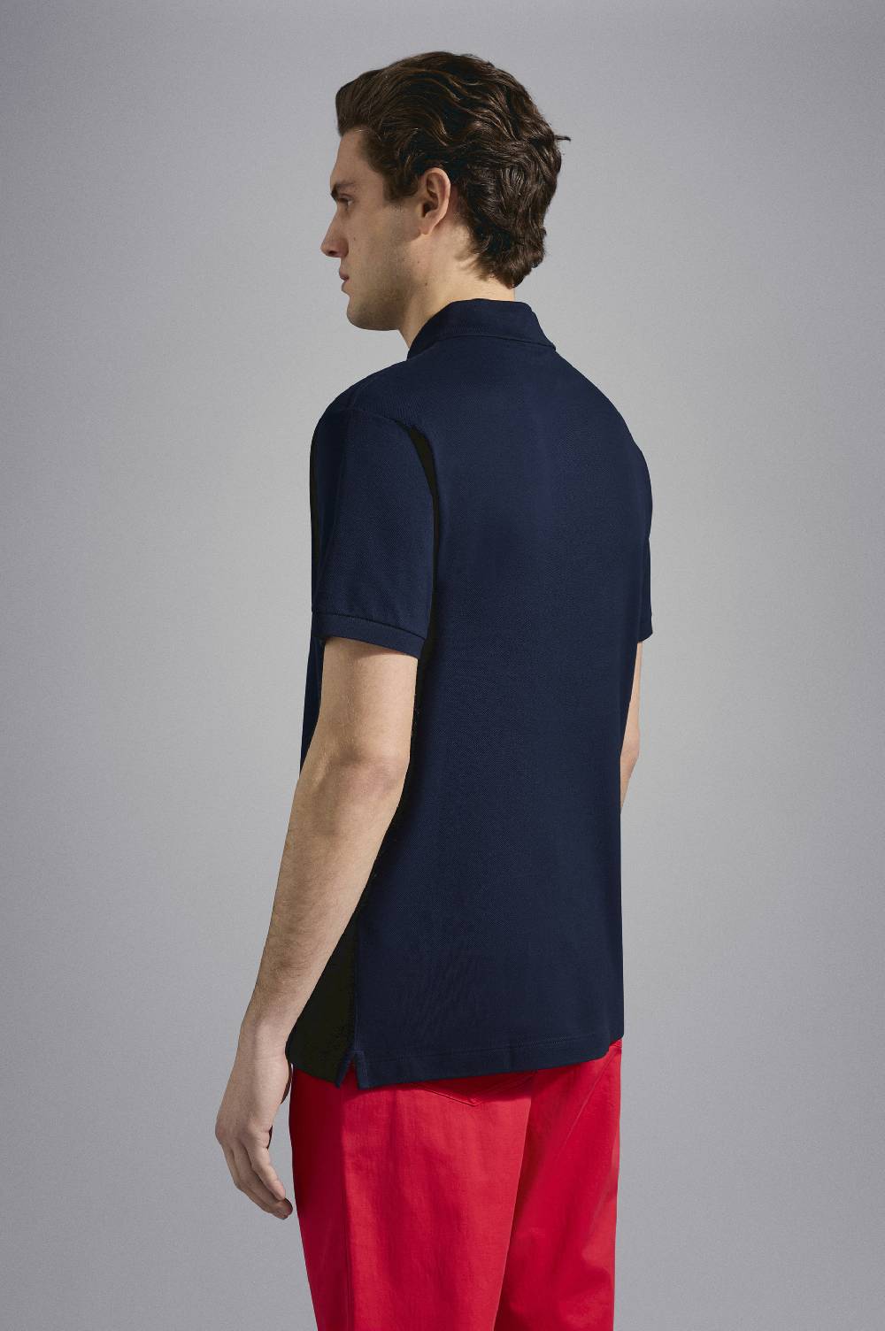 Paul & Shark Polo in cotone piqué con badge iconico Paul & Shark Offerta speciale