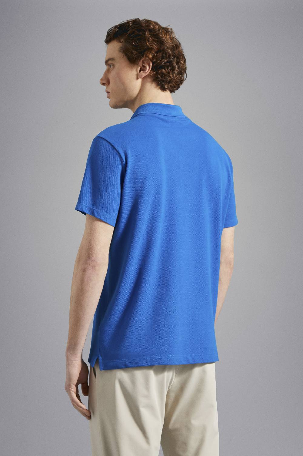 Paul & Shark Polo in cotone piqué con badge iconico Paul & Shark Spedizione Gratuita