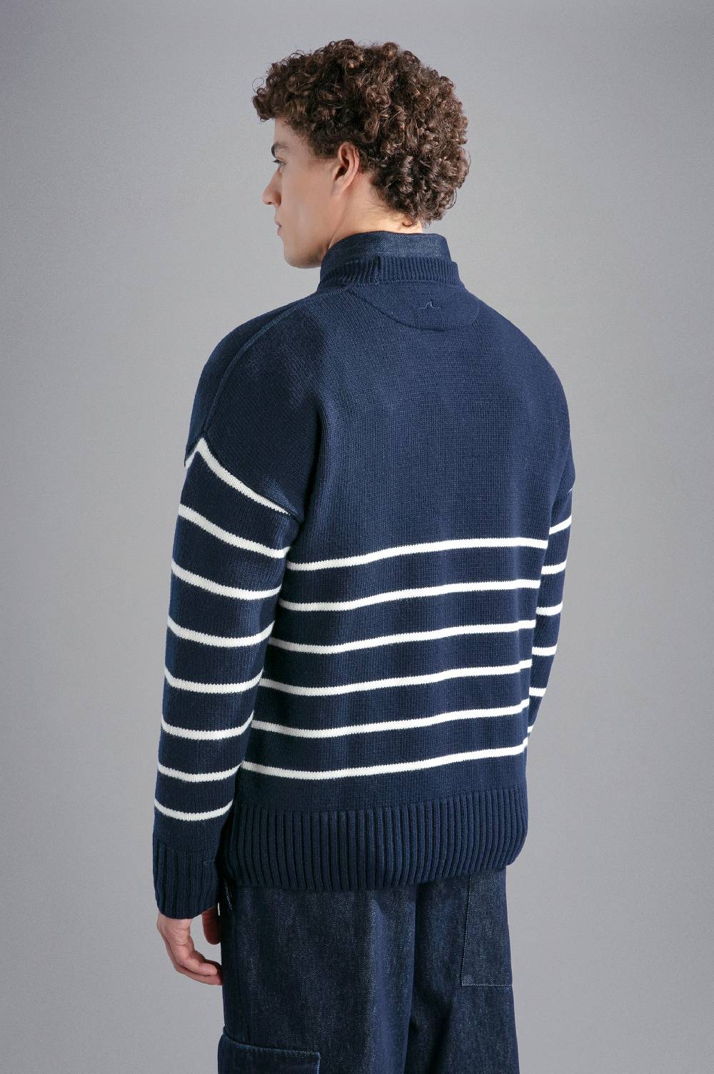 Paul & Shark Maglia in Re-Wool con intarsio Shark Paul & Shark Fino Al -60%