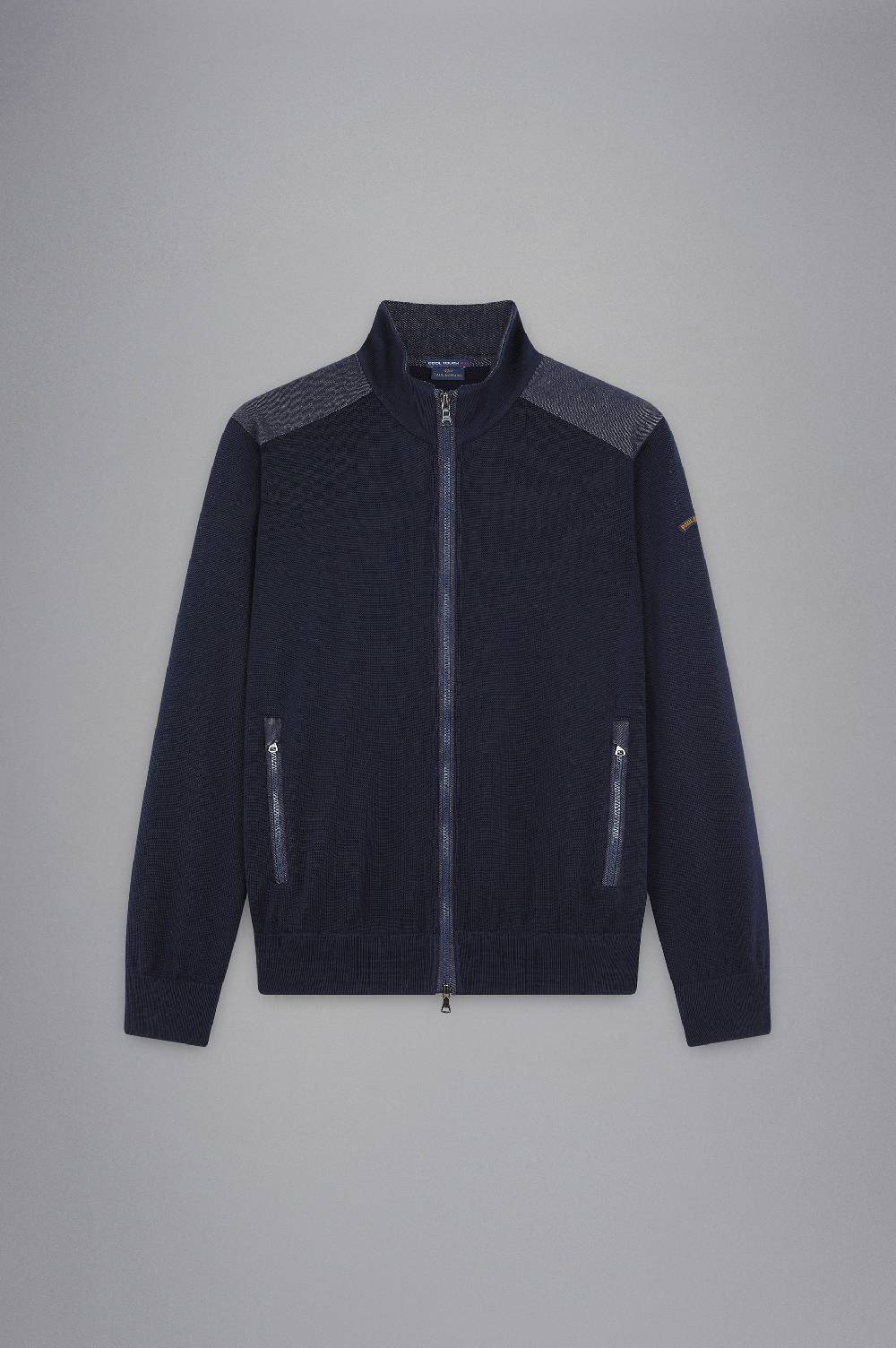 Paul & Shark Maglia in lana con inserti in denim Paul & Shark Sottocosto