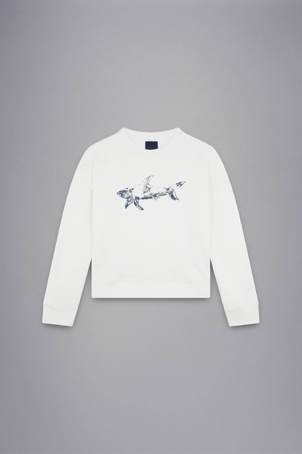 Paul & Shark Felpa in cotone Winter Fleece con stampa Paul & Shark Offerte
