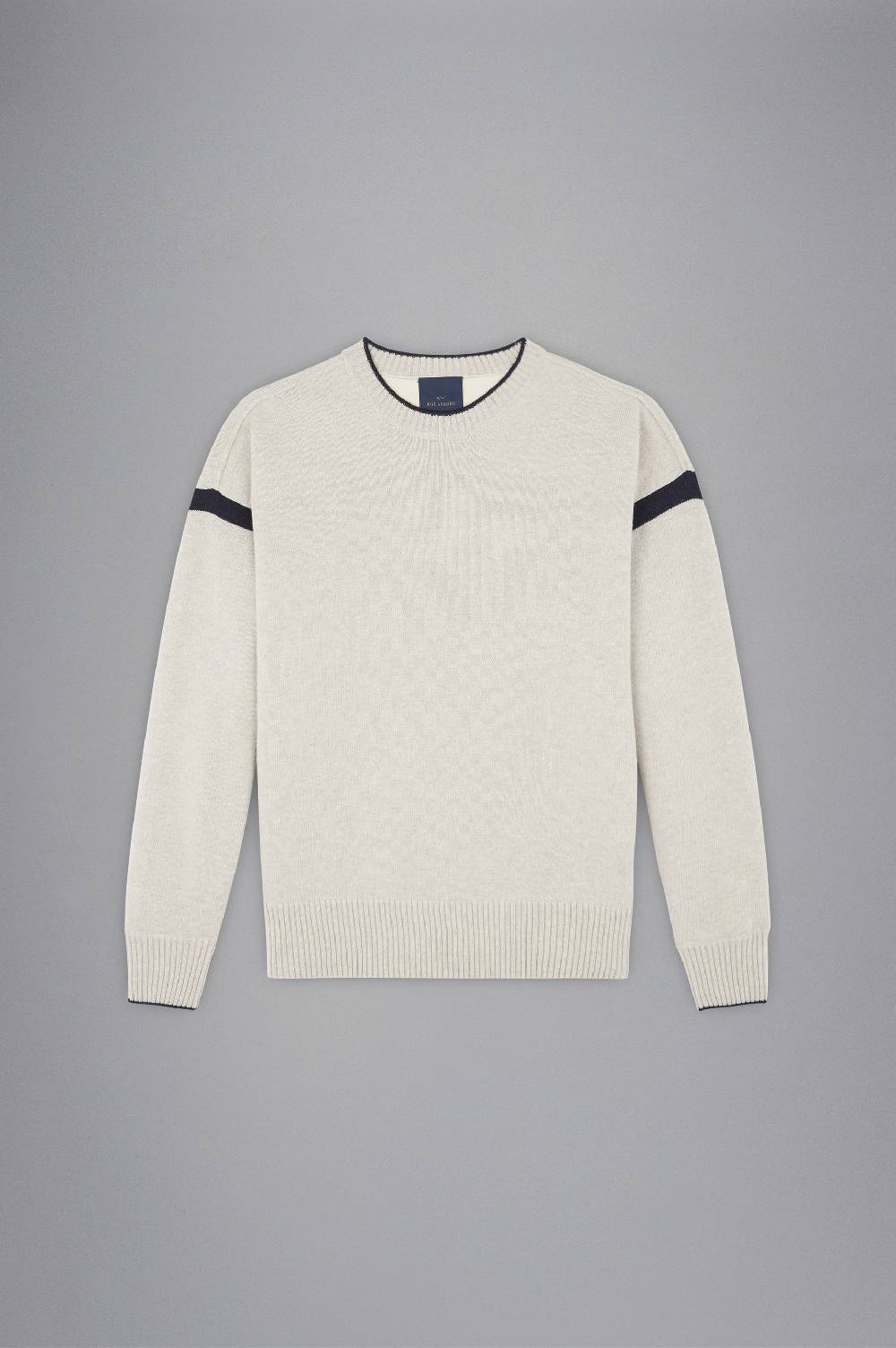 Paul & Shark Maglia in Re-Wool con dettagli a contrasto Paul & Shark Vendita Calda