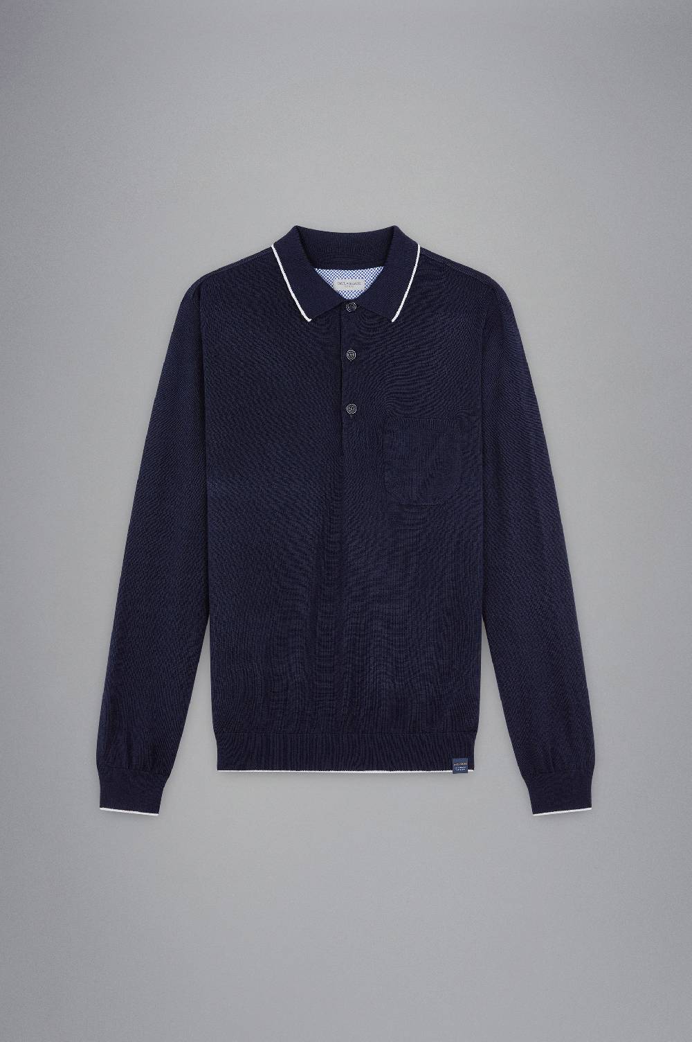 Paul & Shark Polo in Summer Wool con profili a contrasto Paul & Shark Negozi Online