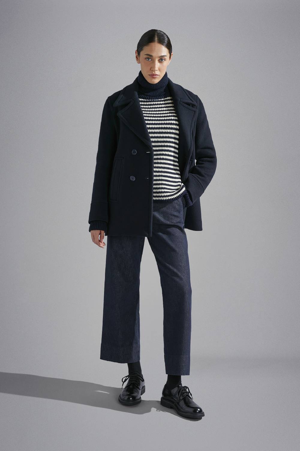 Paul & Shark Peacoat in Re-Wool Paul & Shark Economico