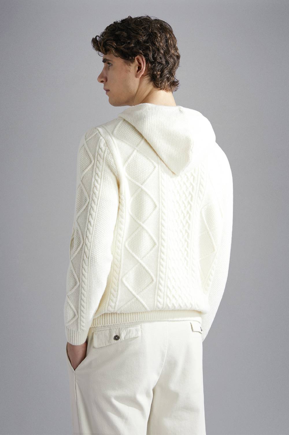 Paul & Shark Maglia con cappuccio in Re-Wool Paul & Shark Nuova