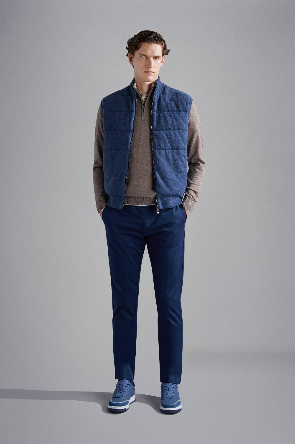 Paul & Shark Gilet in Re-Wool e Typhoon Platinum Paul & Shark 2025