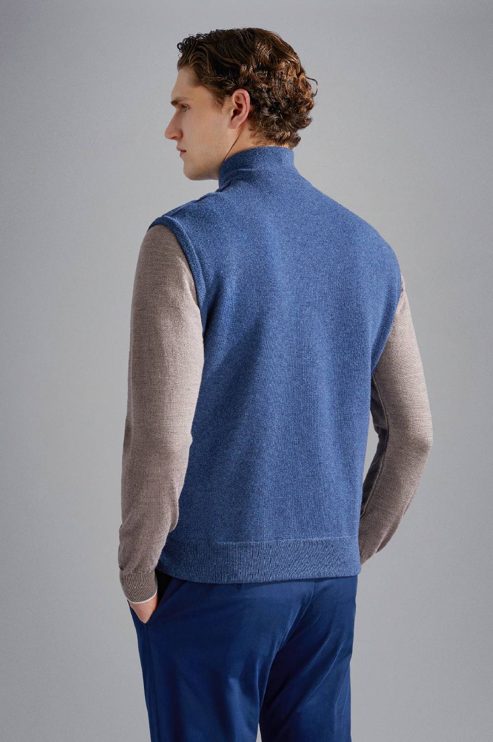 Paul & Shark Gilet in Re-Wool e Typhoon Platinum Paul & Shark 2025