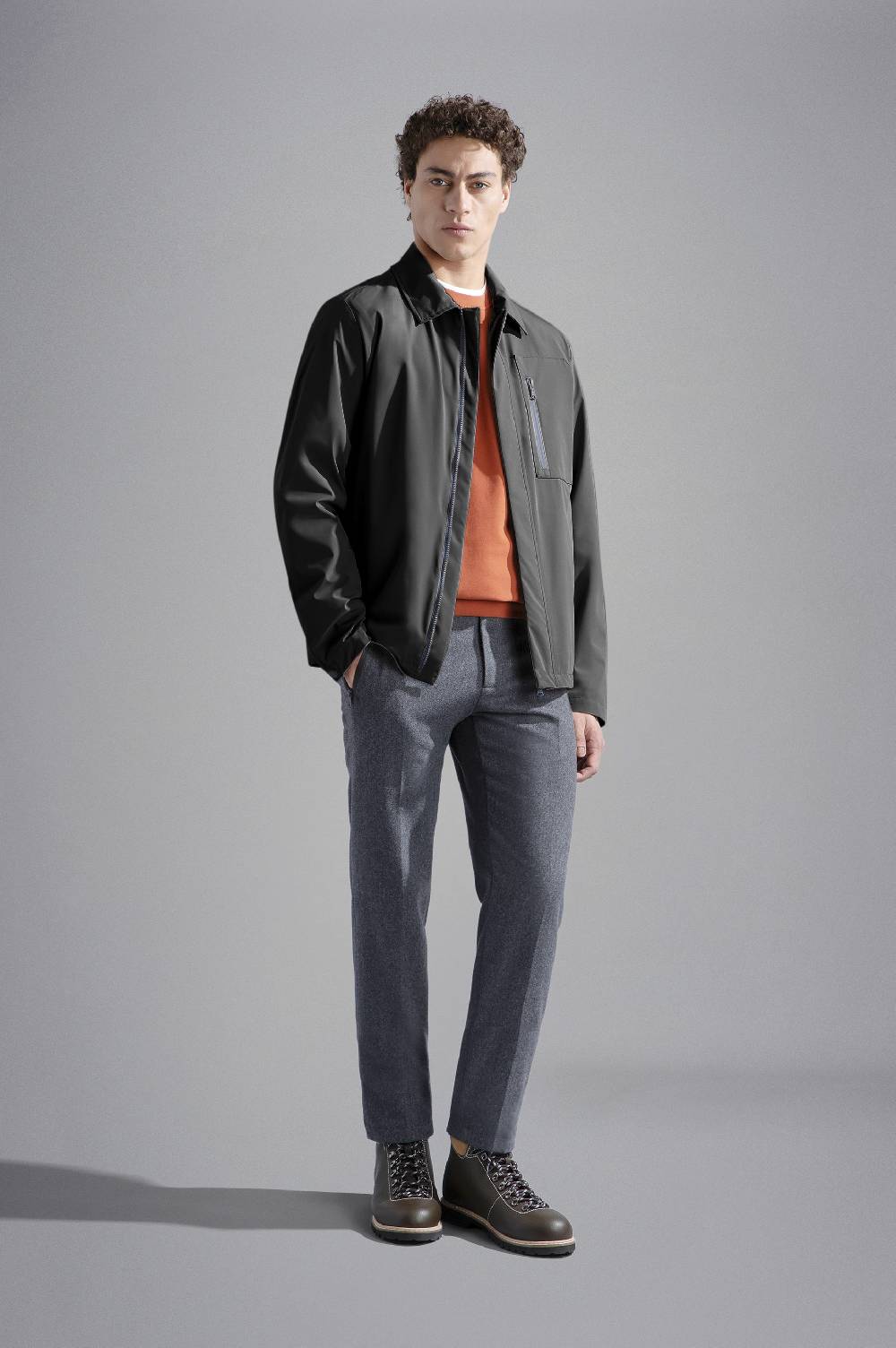 Paul & Shark Shacket in Typhoon Re-4X4 Stretch Paul & Shark Pezzi Unici