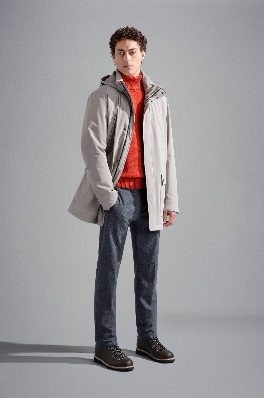 Paul & Shark Carcoat in Typhoon Re-4X4 Stretch Paul & Shark Negozi Online