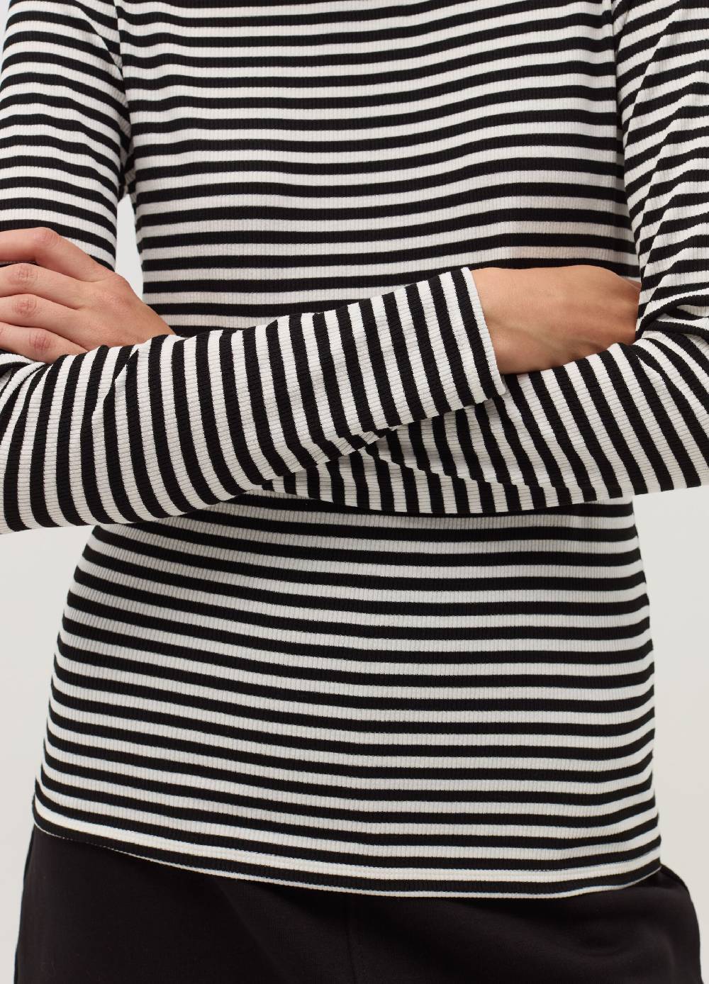 OVS T-shirt a righe mock neck Promozione Limitata