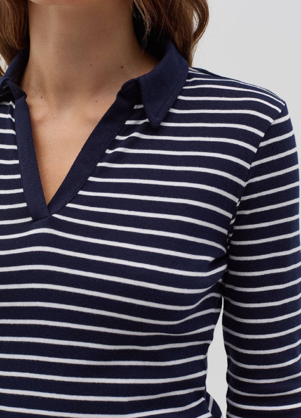 OVS T-shirt a maniche lunghe con scollo a polo Shopping Online