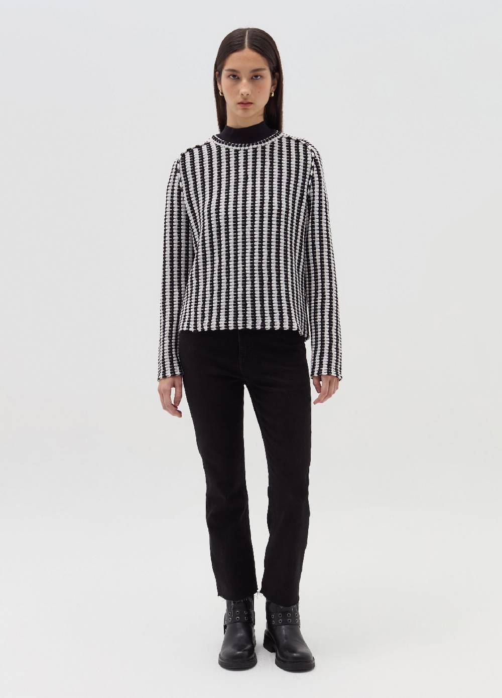 OVS T-shirt tricot con trama bicolore Prezzo Ridotto