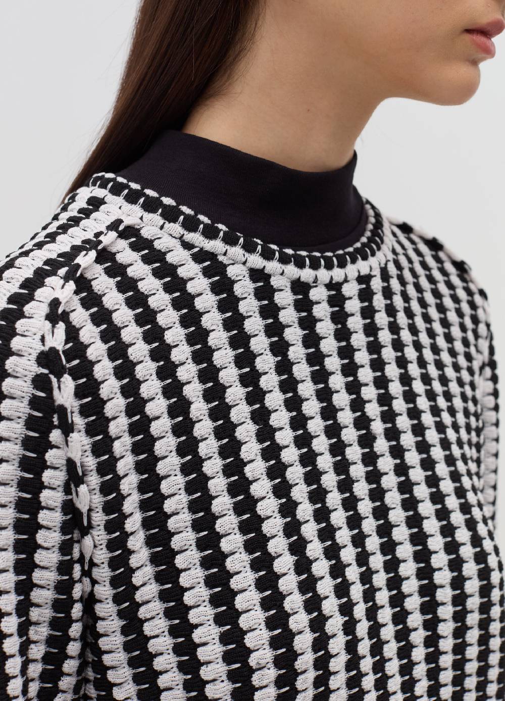 OVS T-shirt tricot con trama bicolore Prezzo Ridotto